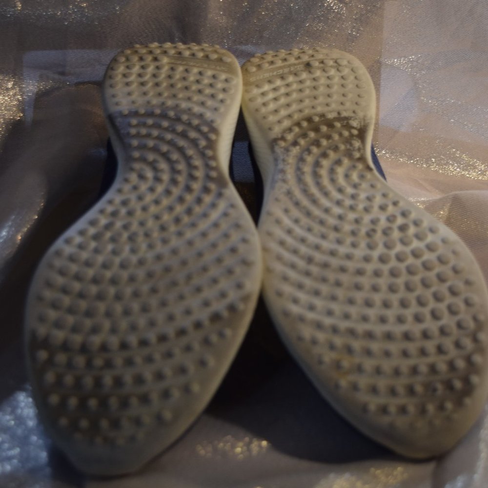 Skechers "No Tie" Air Cooled Memory Foam Sneakers, Blue, Size 8 - Picture 8 of 10